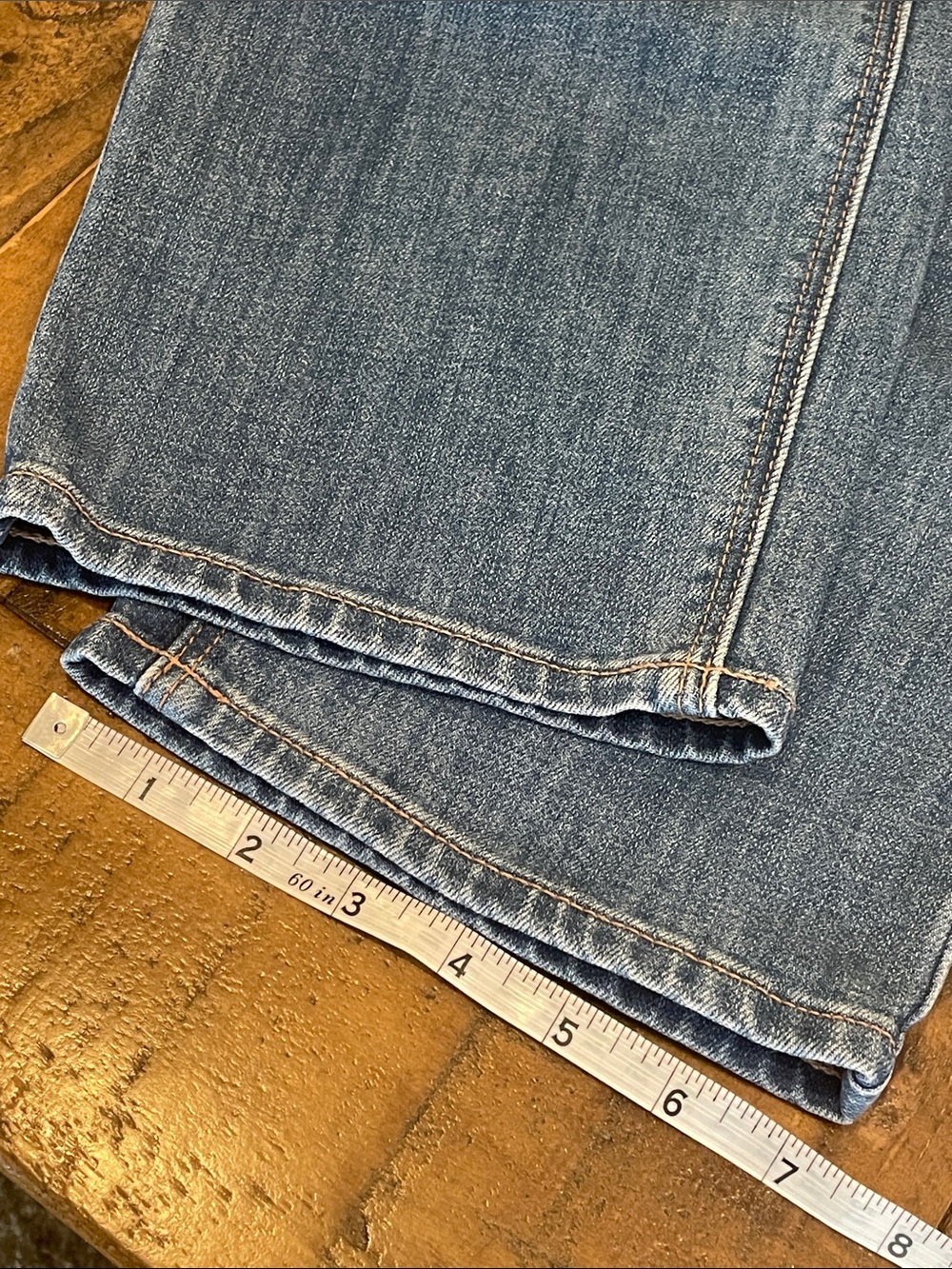 American Eagle Outfitters Light Blue Straight-Leg Jeans D37 - Picture 10 of 14